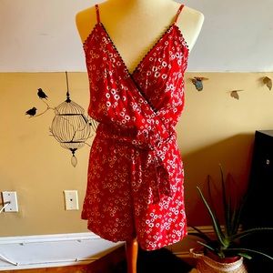 Loft printed romper